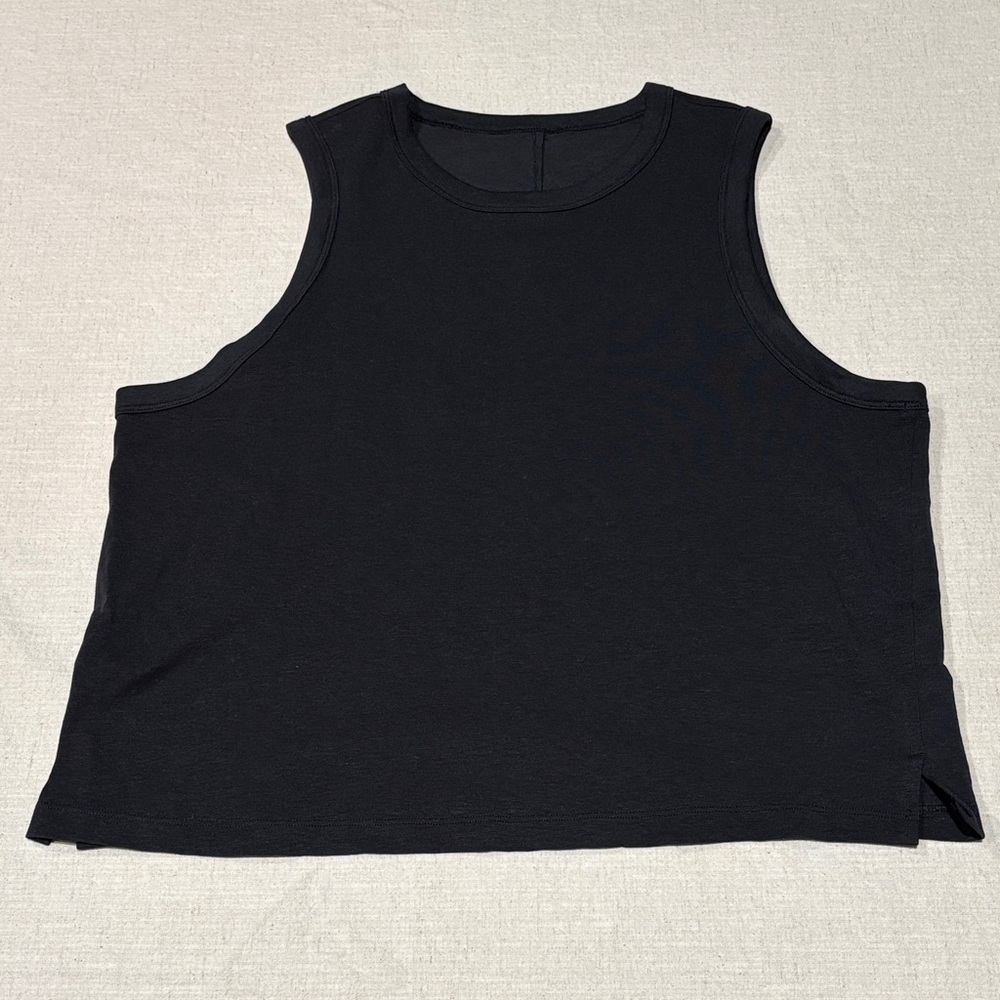 🚶‍♀️Lululemon Classic-Fit Cotton-Blend Tank Top size 10 waist length